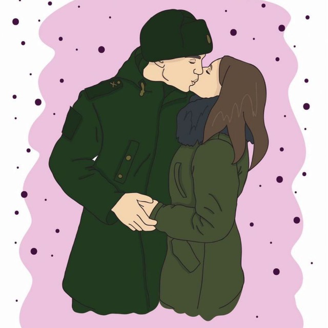 Девушка солдата❤