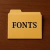 Папка со шрифтами